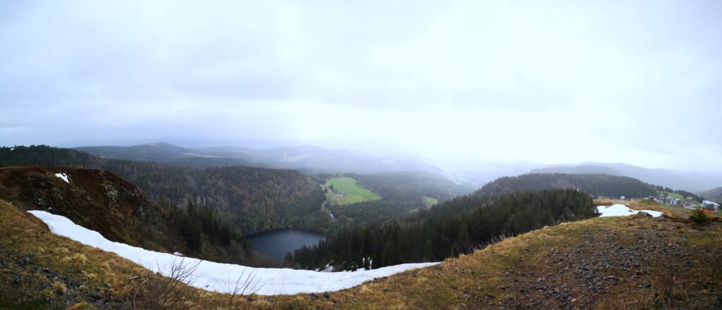 Panoramablick auf dem Feldberg