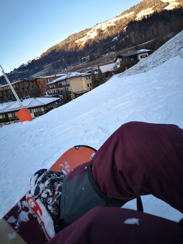 Snowboardf-Übungen in Hopfgarten